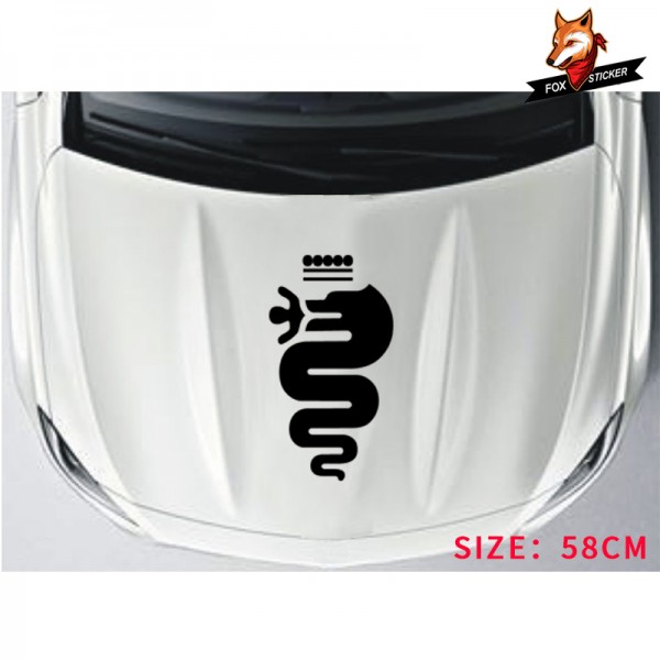 Car Sticker Decal Gloss Black Auto Side Skirt Car Sticker Racing Stripe Side Body Garland for Alfa Romeo MiTo 147 156 159 166